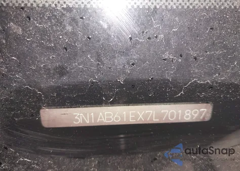 2007 Nissan Sentra 2.0Sl z USA, uszkodzony, nr VIN 3N1AB61EX7L701897